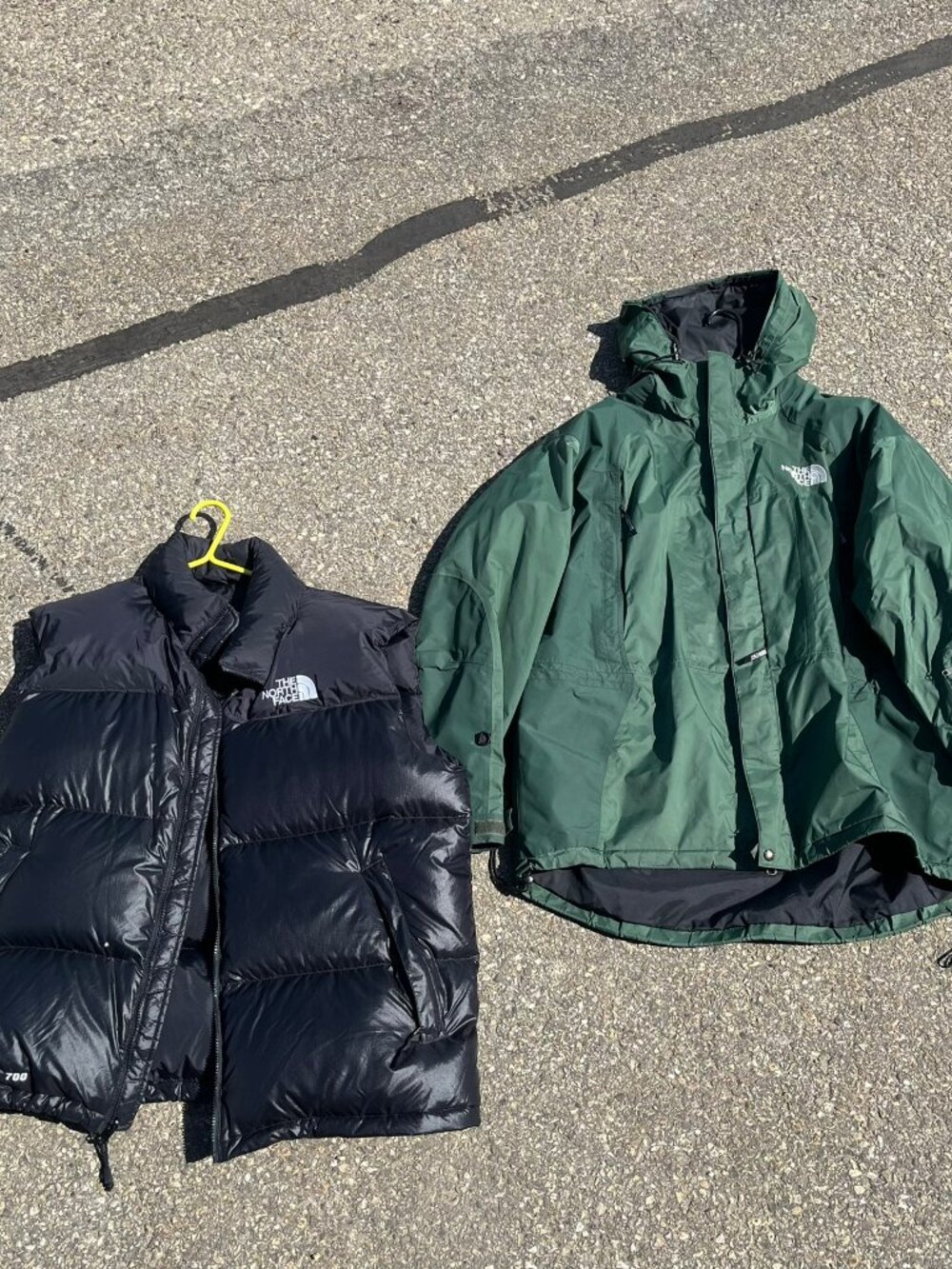 The North Face Nuptse 700 Down Vest & The North Face GORE-TEX Jacket